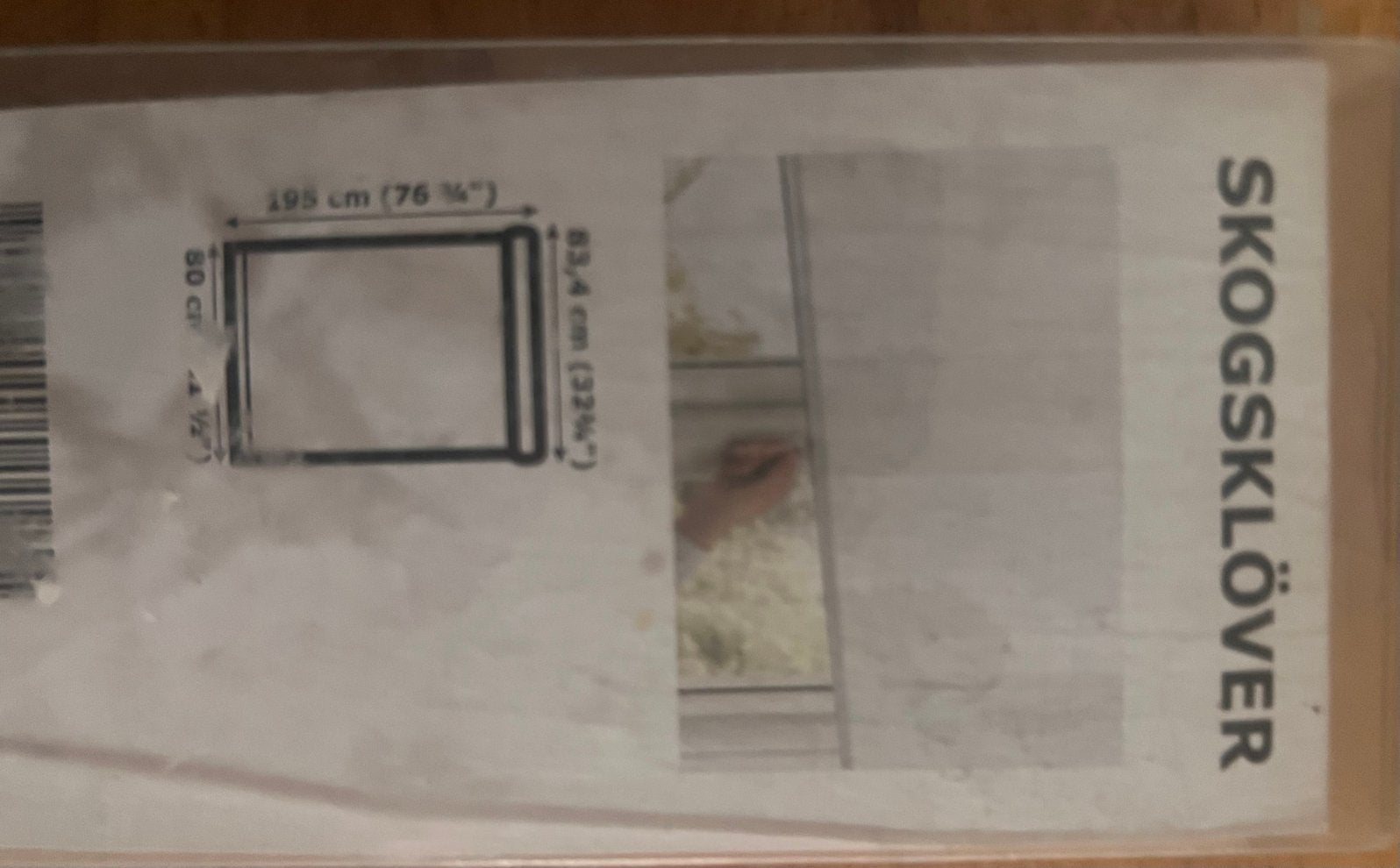 Ikea skogsklöver rolgordijn 195x83,4 cm, Huis en Inrichting, Woonaccessoires | Kamerschermen, Ophalen, Nieuw