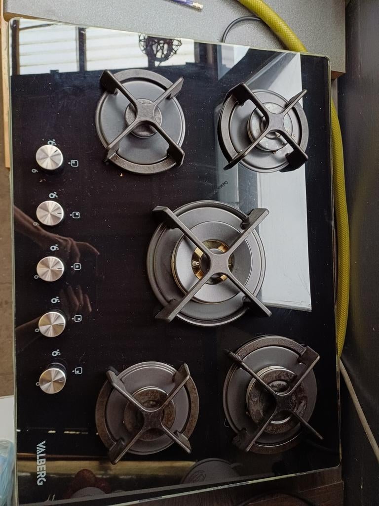 Taque de cuisson en verre au gaz, Electroménager, Enlèvement, Gaz