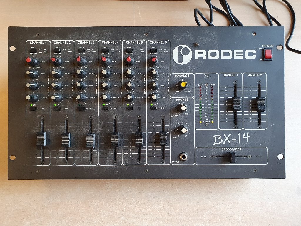 Mengpaneel Rodec BX-14, Musique & Instruments, Tables de mixage, Enlèvement ou Envoi