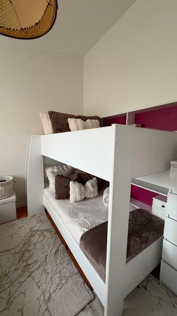 lit superposé ikea pour filles et garçons, Enlèvement, Comme neuf, Lits superposés