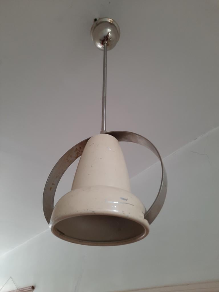 Vintage plafondlamp, jaren zestig?, Ophalen of Verzenden