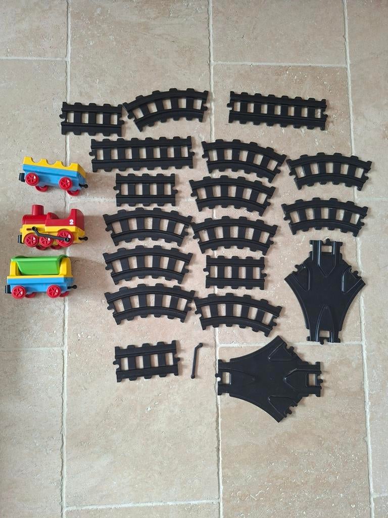 Lot de Playmobil 1990 geobra - Train - Rail, Enlèvement ou Envoi