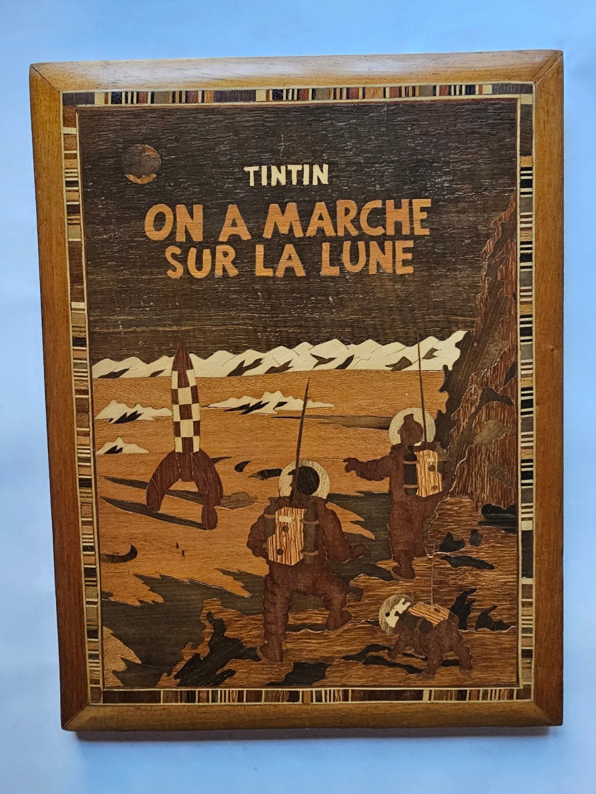 Marqueterie Tintin Tintin, Livres, Enlèvement ou Envoi, Comme neuf