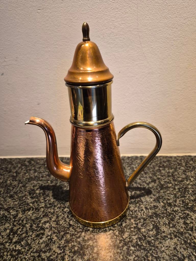 Koperen theepot in zeer goede staat., Antiek en Kunst, Ophalen