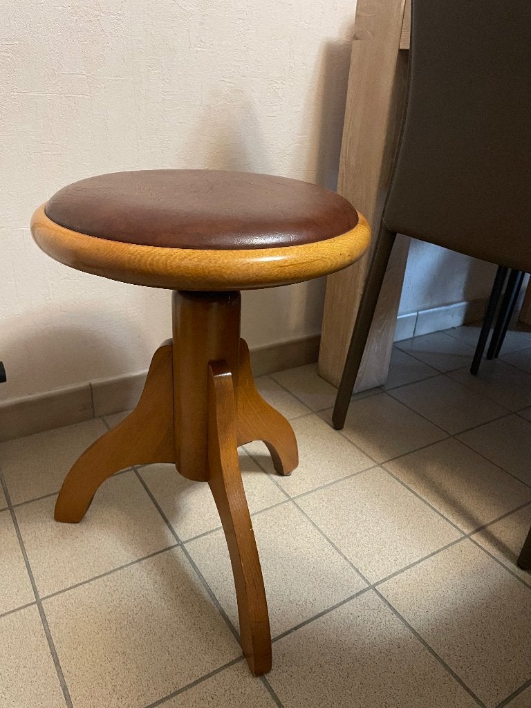 Tabouret de piano, Musique & Instruments, Enlèvement, Comme neuf, Brun, Piano