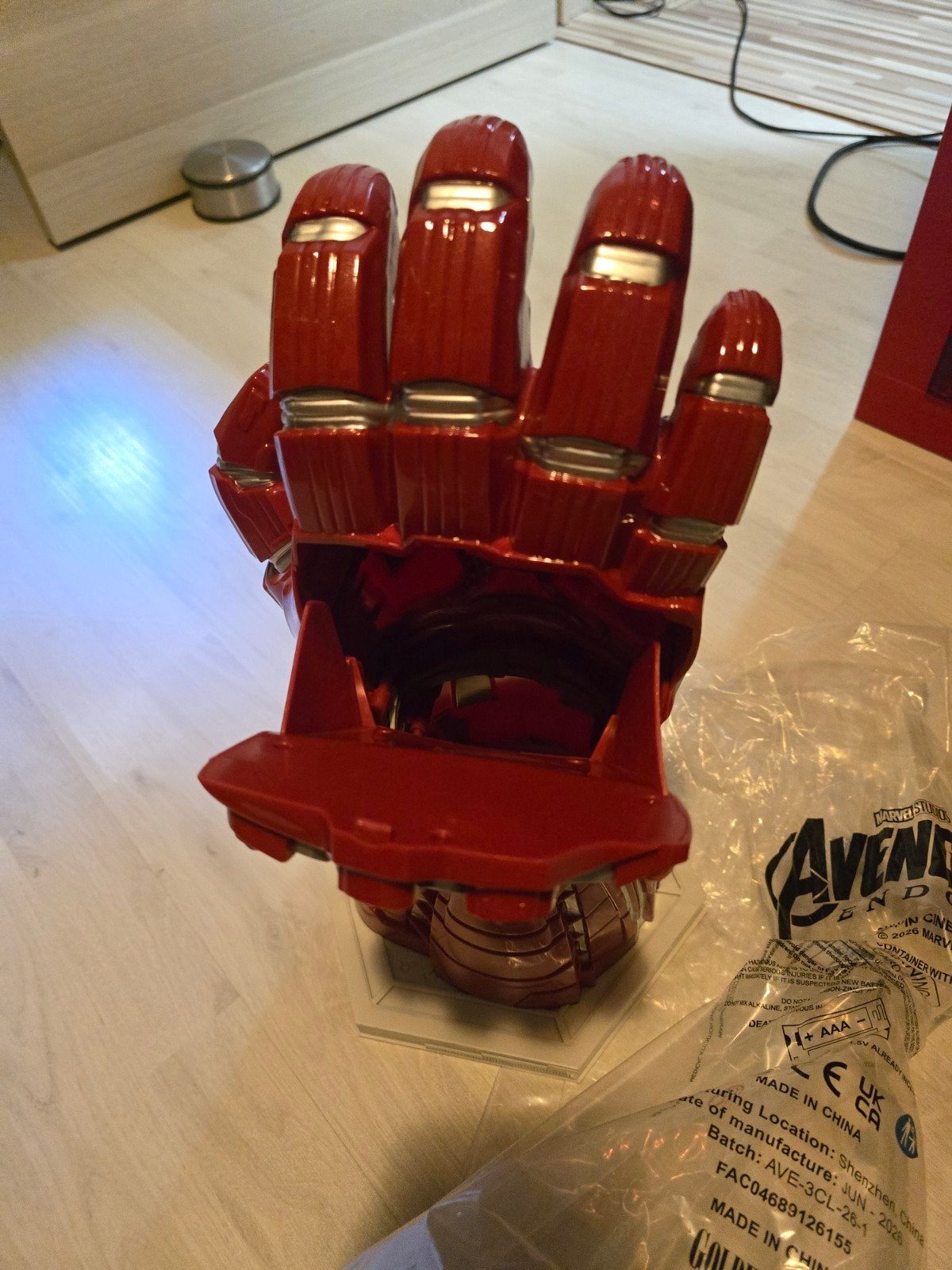 iron man bucket pop corn, Verzamelen, Ophalen of Verzenden