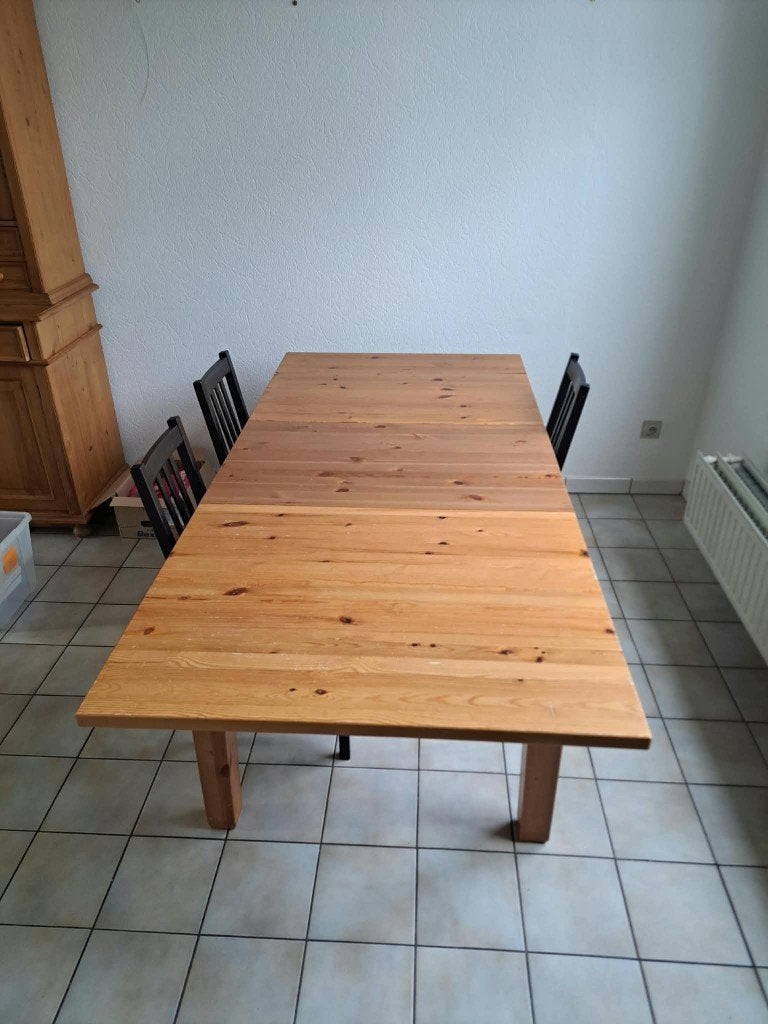 table à manger, Maison & Meubles, 150 à 200 cm, Cinq personnes ou plus, Bois, Enlèvement