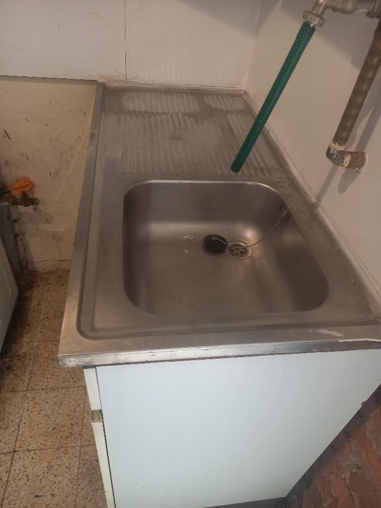 évier en inox, Enlèvement, Utilisé, Inox, Autres types