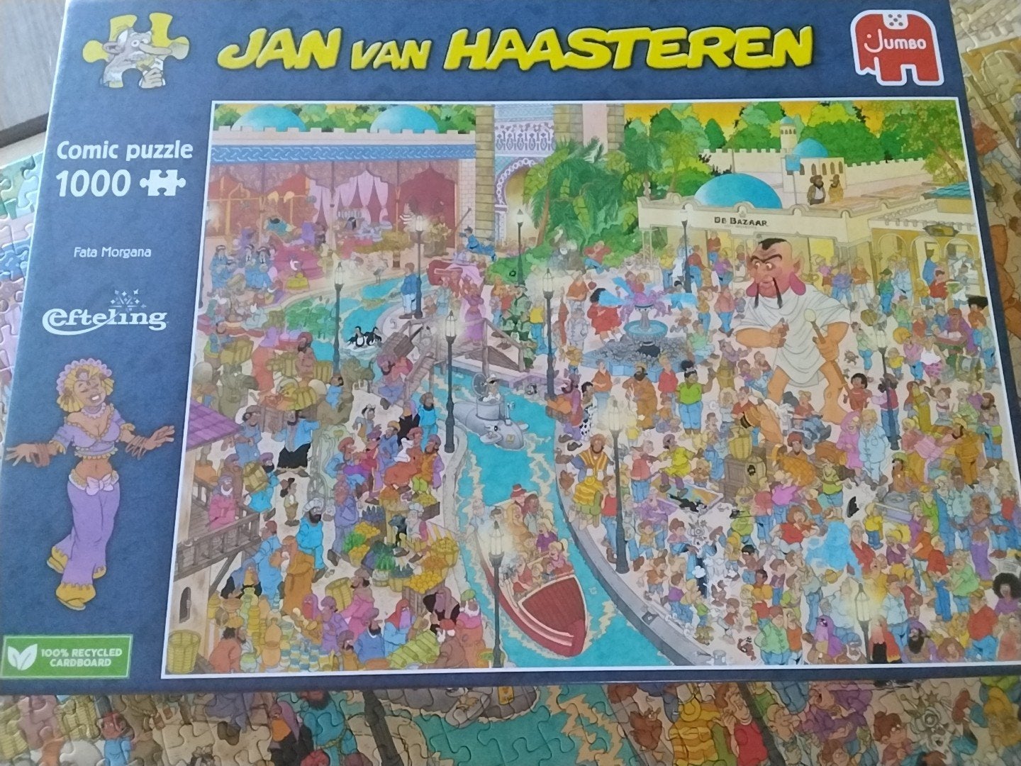 Jan Van Haasteren "Efteling"  1000 stukken, Hobby en Vrije tijd, Denksport en Puzzels, Ophalen