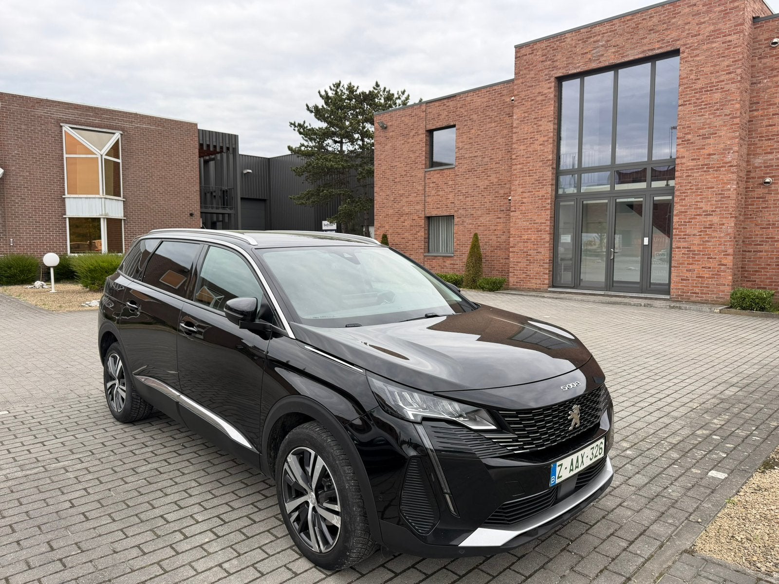 Peugeot 5008. 1500 TDCI 7 PLAATSEN  GT LINE AUTOMAAT, Auto's, Euro 6, Zwart, Verlengde garantie, Diesel
