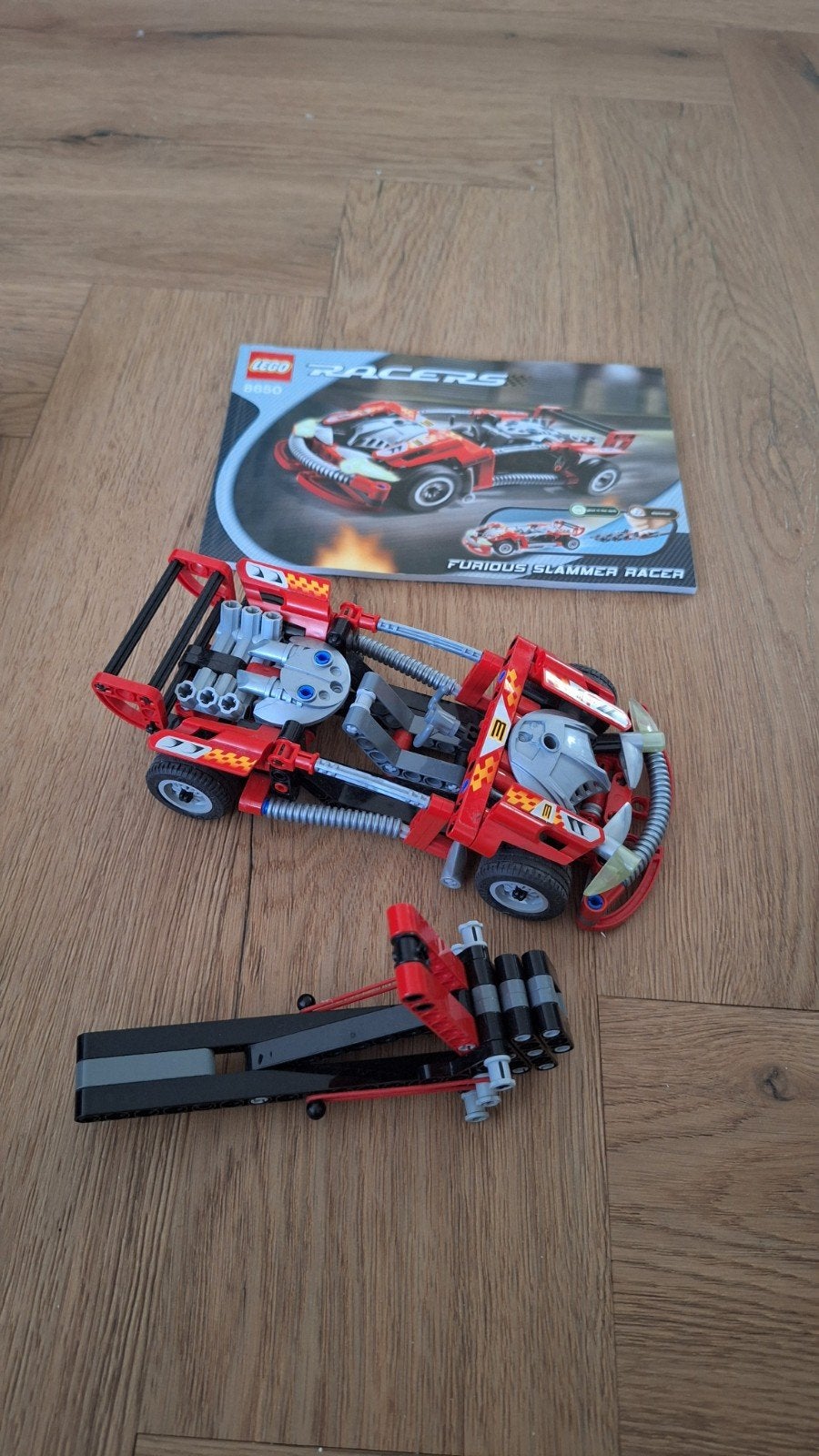 Lego racers auto - furious slammer racer - 8650, Lego, Ophalen of Verzenden, Racers, Inclusief instructies