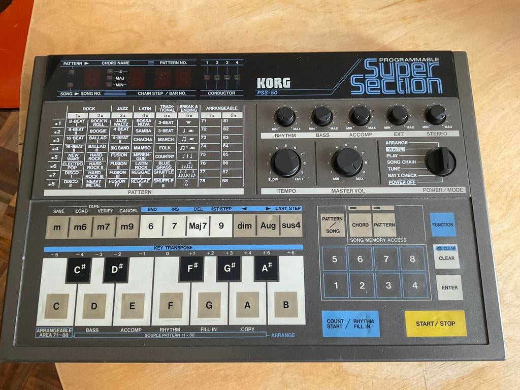 Korg Pss50 Vintage Groovebox, Muziek en Instrumenten, Synthesizers, Ophalen of Verzenden, Gebruikt, Korg