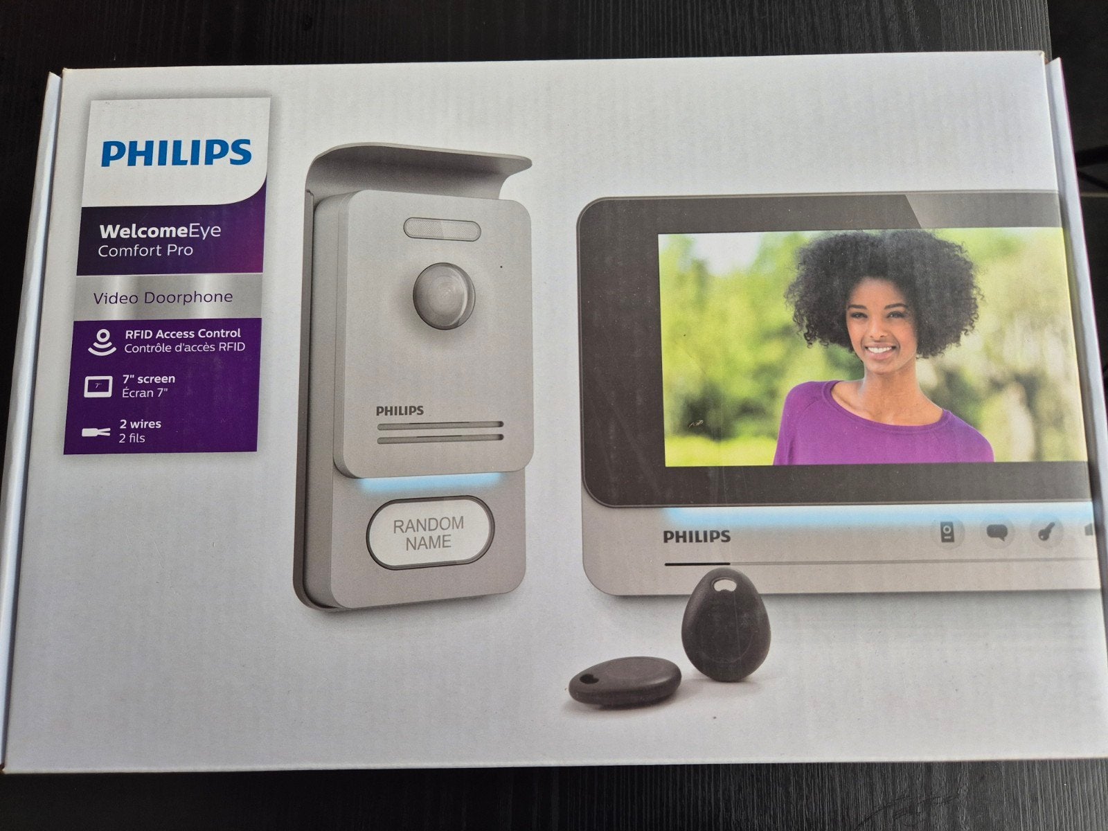 Philips WelcomeEye Comfort Pro Video Deurbel met RFID, Ophalen