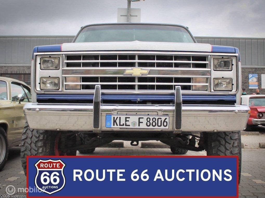 Chevrolet Suburban | 1988 | Route 66 Auctions, Auto's, Chevrolet, Zwart, Bedrijf, Handgeschakeld