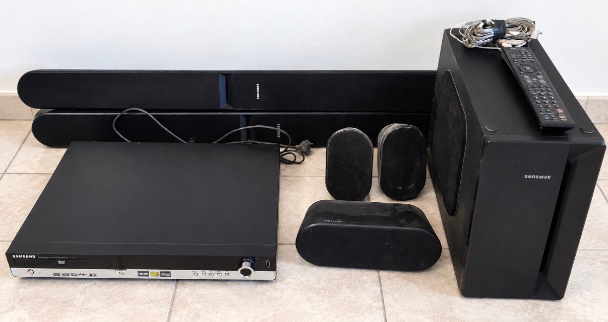 Home cinéma Samsung HT-THX22 5.1 complet – Très bon état, Enlèvement, Comme neuf, Lecteur DVD