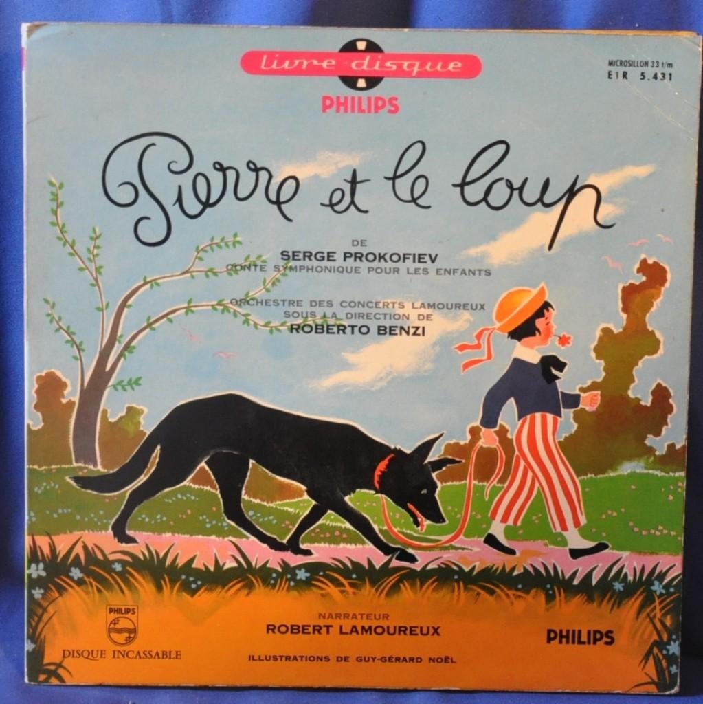 livre audio disque 33 tour pierre et le loup, Enlèvement ou Envoi, Enfant