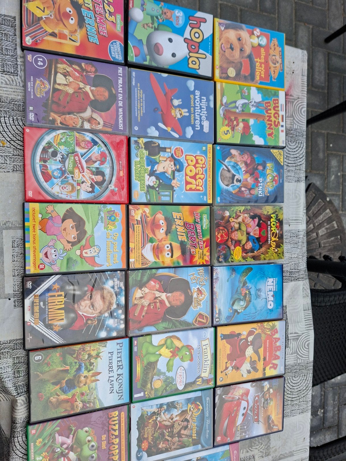 DVD kinderfilms, Ophalen