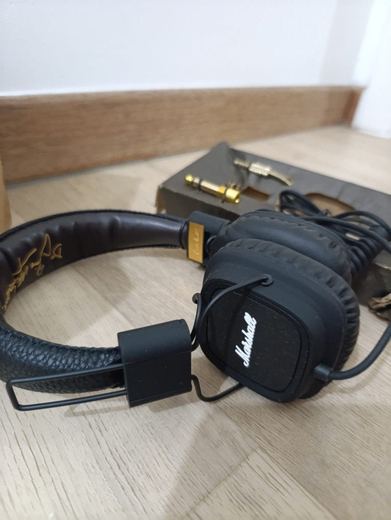 Casque Marshall Major noir – neuf jamais utilisé, TV, Hi-fi & Vidéo, Casques audio, Enlèvement, Neuf, Noir, Marshall