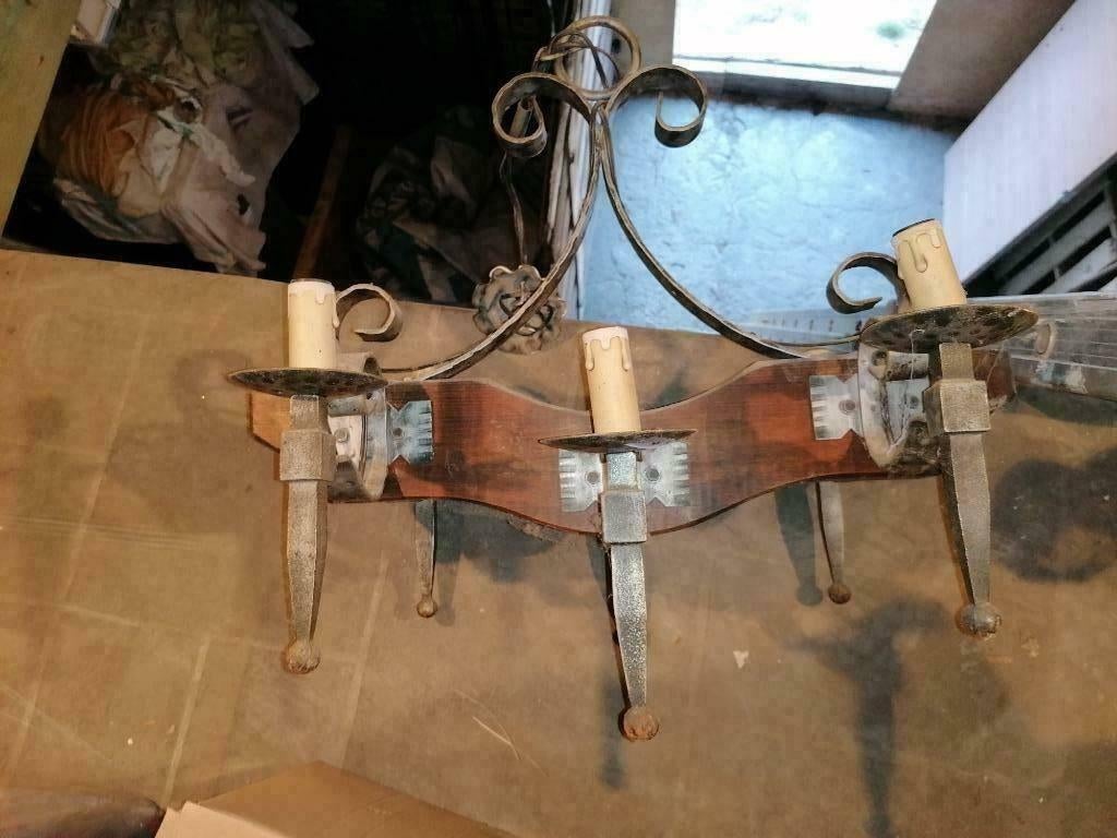 Set kroonluchters, Ophalen, Gebruikt, Glas