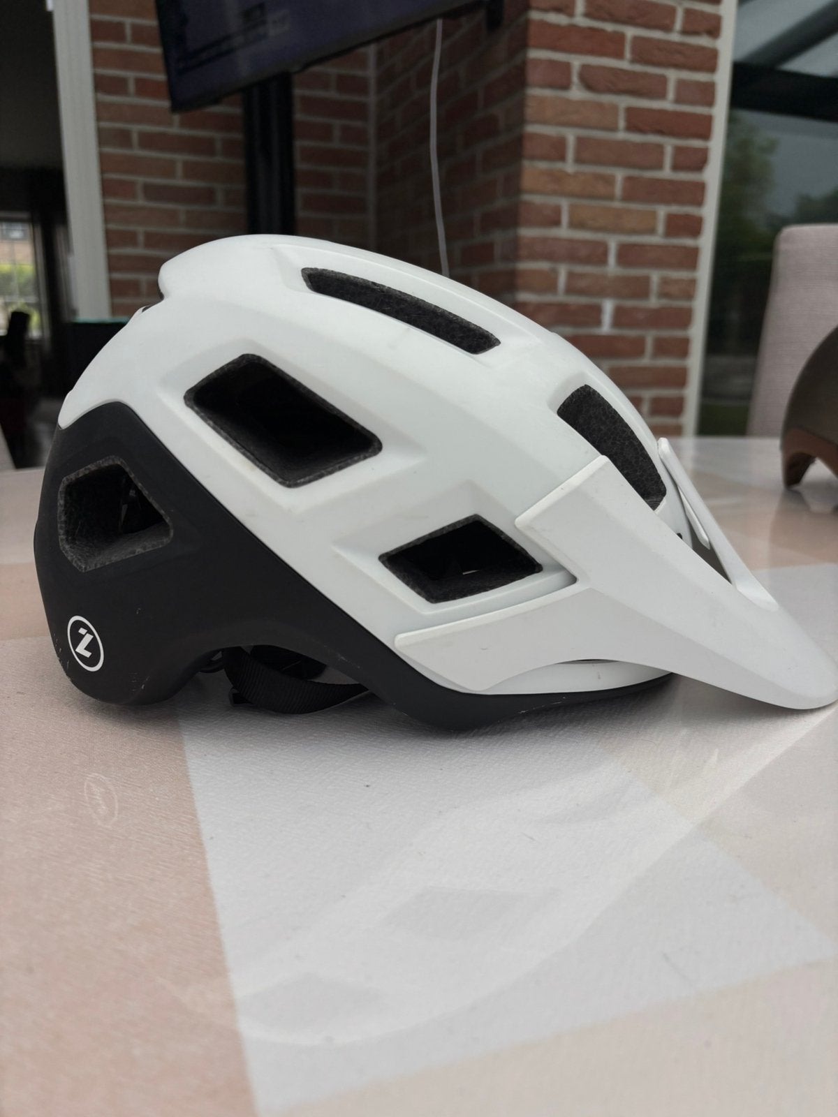 Fietshelm Lazer Coyoty, maat L, wit, Ophalen of Verzenden, Gebruikt, L, Heer of Dame