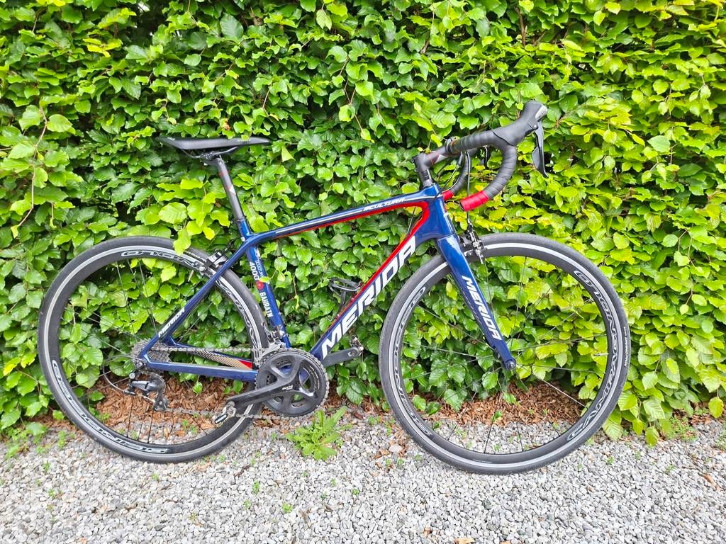 Merida Scultura 4000 - maat XS - carbon + Shimano 105, Fietsen en Brommers, 28 inch, Carbon, Velgrem, Minder dan 49 cm