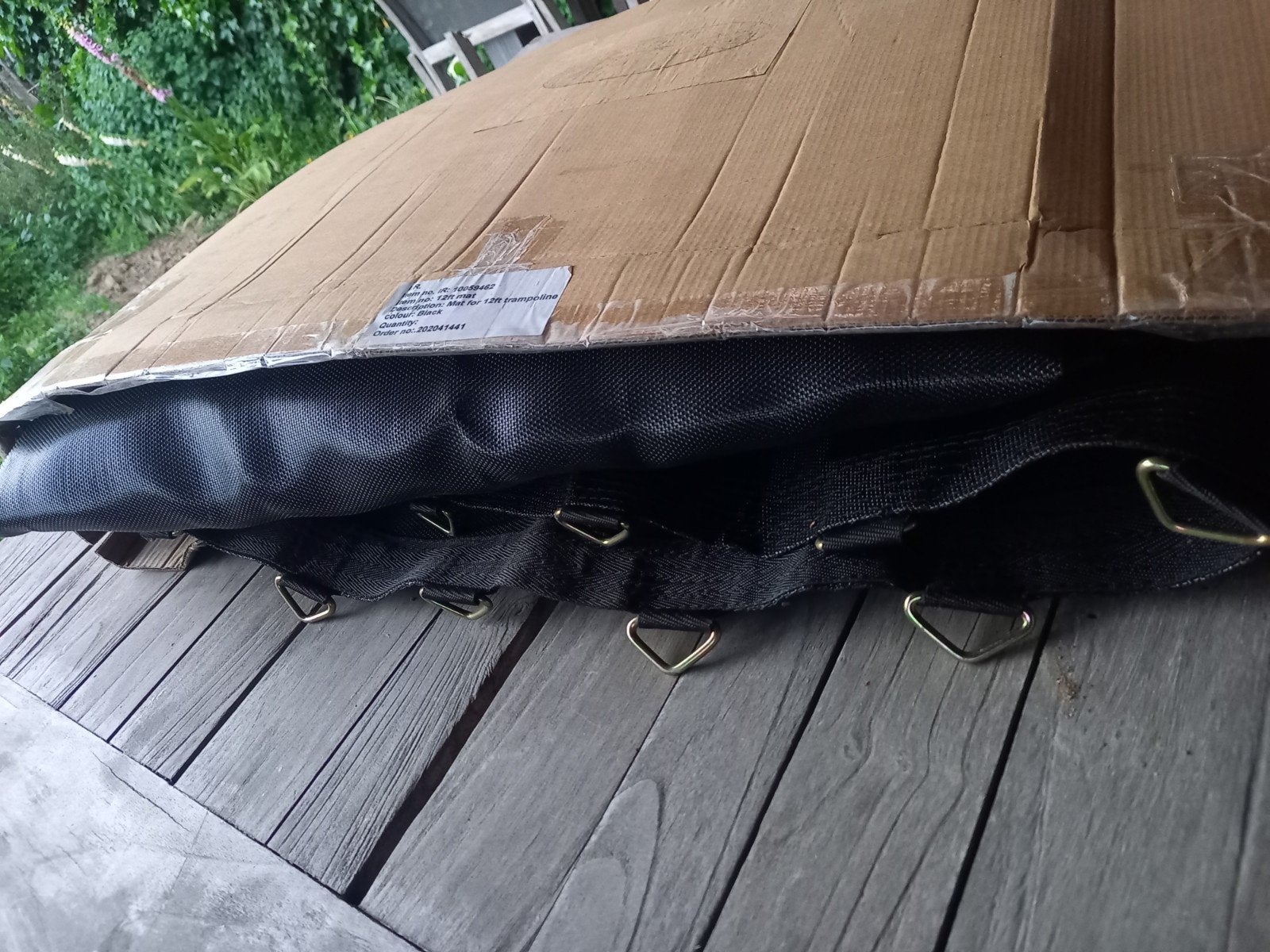 Trampoline springmat (nieuw), Ophalen