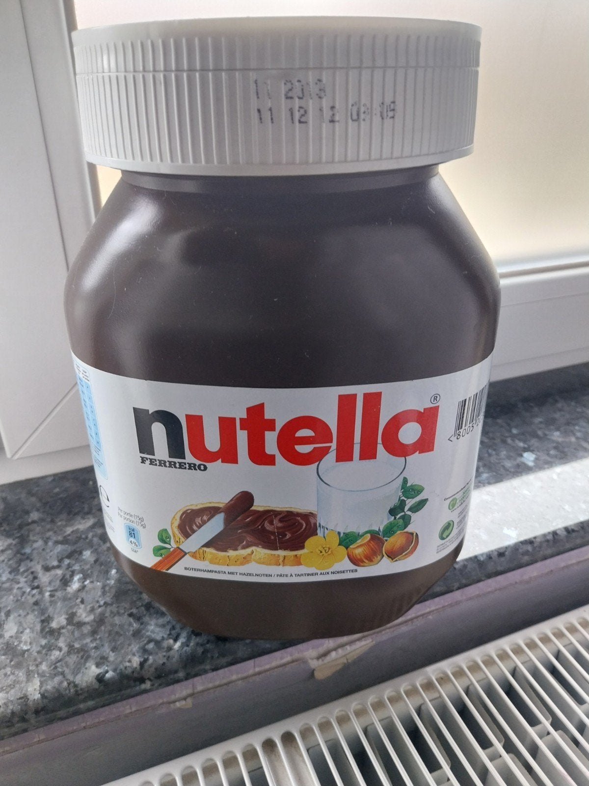 nutella 5kg pot, Hobby en Vrije tijd, Ophalen of Verzenden, Zo goed als nieuw, Nutella