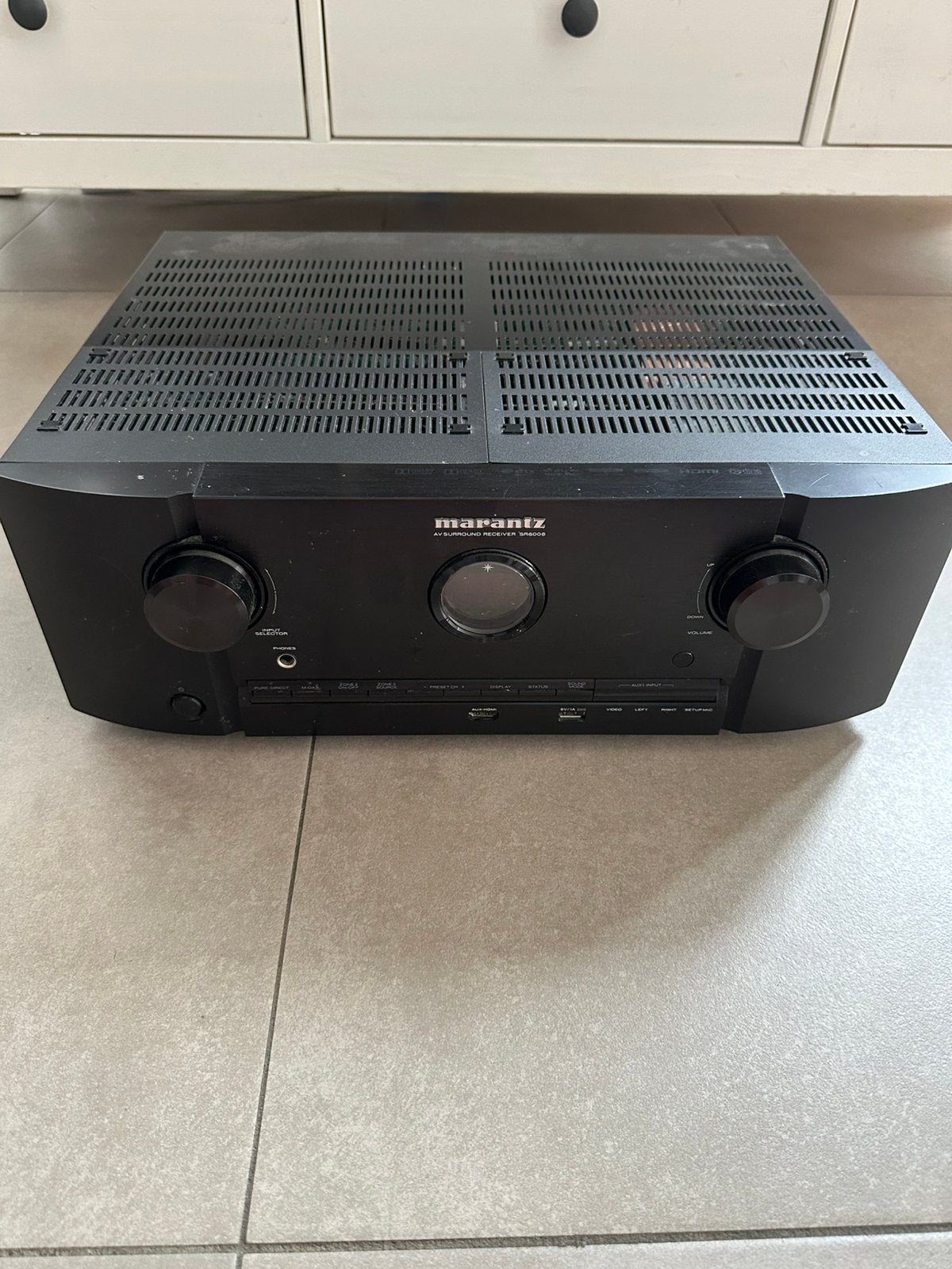 Marantz SR6008 receiver. Niet wereknd, TV, Hi-fi & Vidéo, Amplificateurs & Ampli-syntoniseurs, Marantz, Enlèvement, Ne fonctionne pas