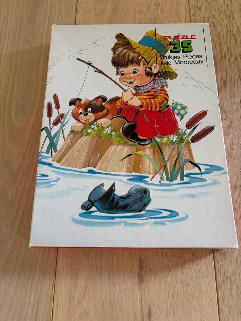 Vintage puzzel 35 stukjes, Ophalen of Verzenden, 10 tot 50 stukjes, Zo goed als nieuw, 2 tot 4 jaar