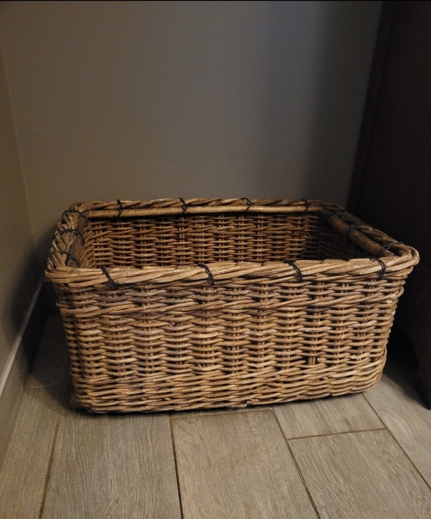 Ancien panier postal, Ophalen of Verzenden, Mand
