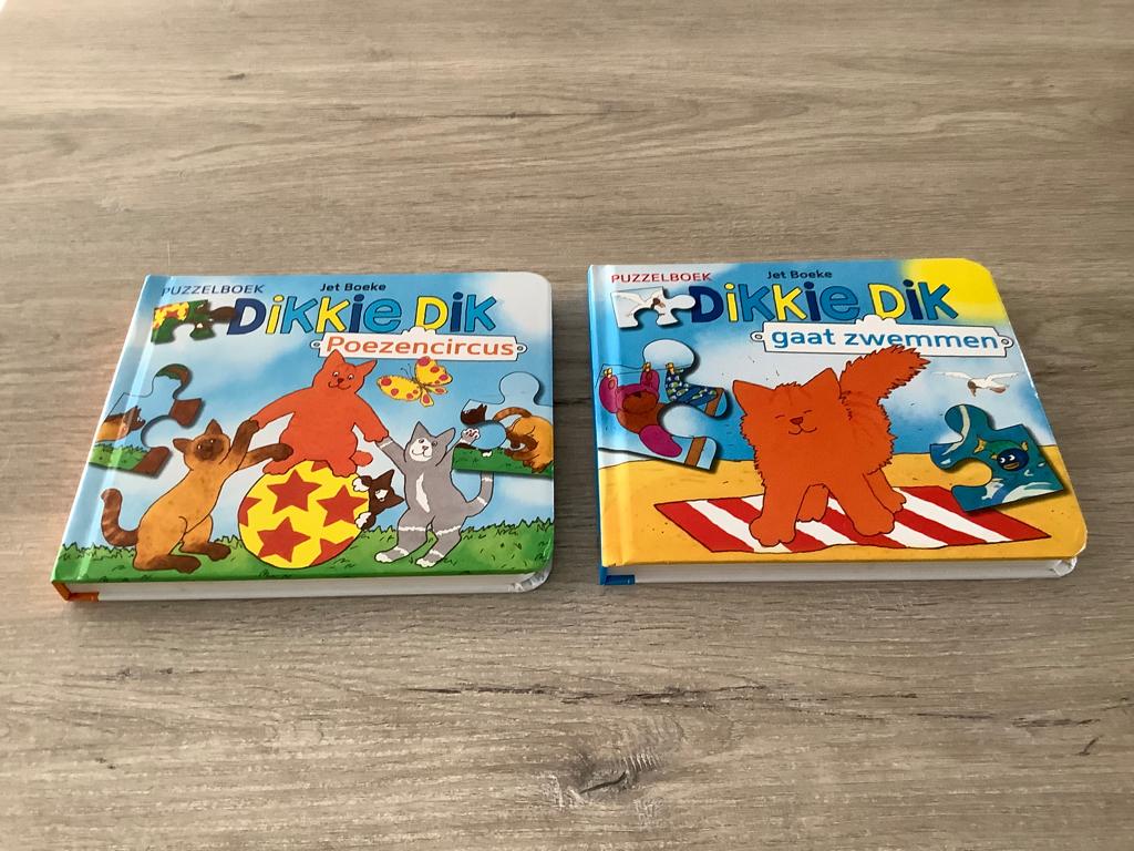 Dikkie Dik verschillende puzzle boeken (2018), Boeken, Kinderboeken | Kleuters, Zo goed als nieuw, Non-fictie, 4 jaar, Jongen of Meisje