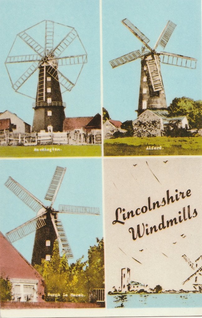 WINDMOLENS  in  LINCOLNSHIRE, Envoi, Non affranchie, Autres thèmes