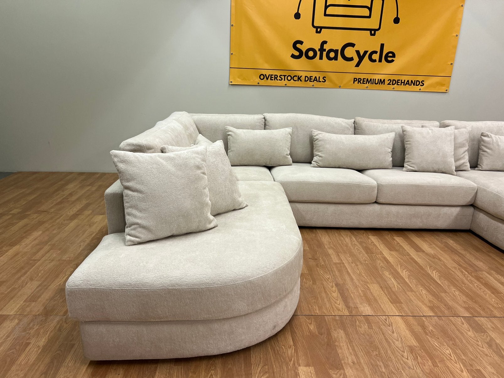 SofaCycle, nouvelle offre Overstock, siège en U spacieux, Neuf, Enlèvement ou Envoi, SofaCycle, Info@sofacycle.be