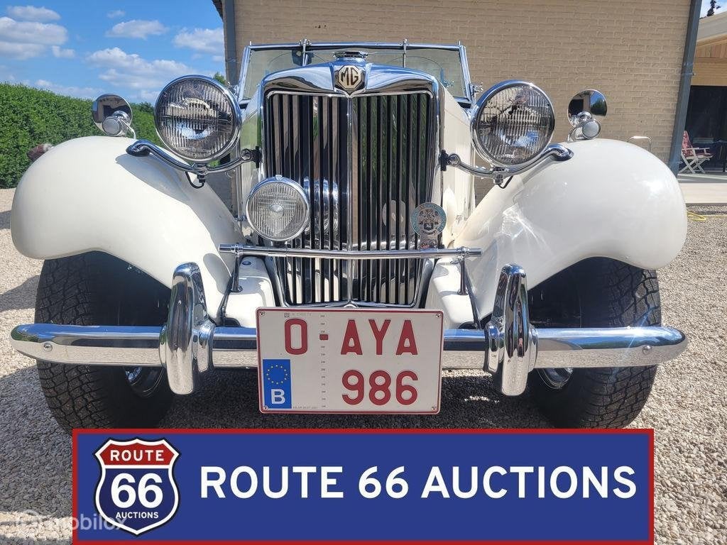 MG TD | 1951 | Route 66 Auctions, Achat, Entreprise, Boîte manuelle, Autre carrosserie