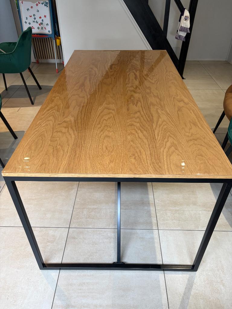 Eettafel en stoelen, 150 à 200 cm, Cinq personnes ou plus, Hout, Enlèvement