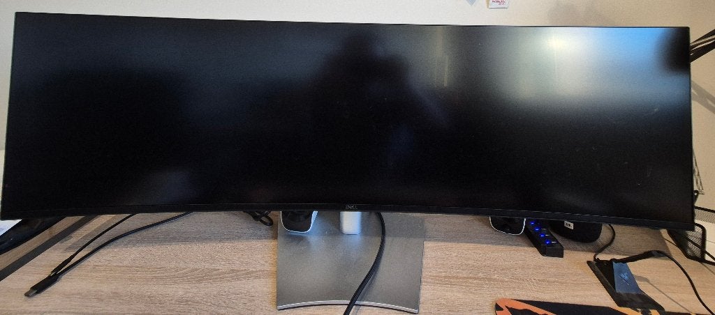 Dell UltraSharp 49 gebogen USB-C-hub monitor - U4924DW, Computers en Software, Monitoren, Zo goed als nieuw, 60 Hz of minder, DisplayPort