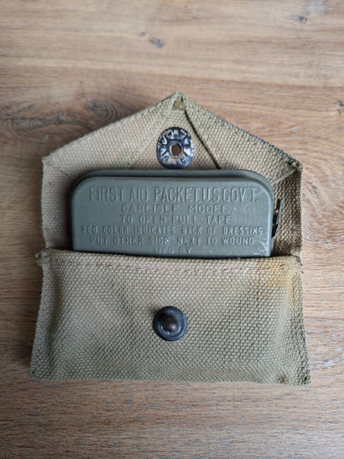 Pochette de premiers secours WW2 US M1942, Enlèvement ou Envoi