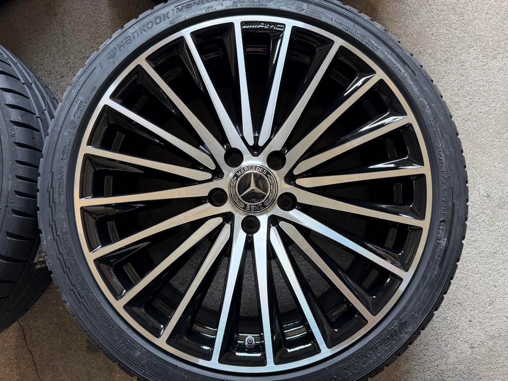19 inch Origineel Mercedes C klasse W206 Velgen met banden, Auto-onderdelen, Banden en Velgen, 19 inch, Gebruikt, Banden en Velgen