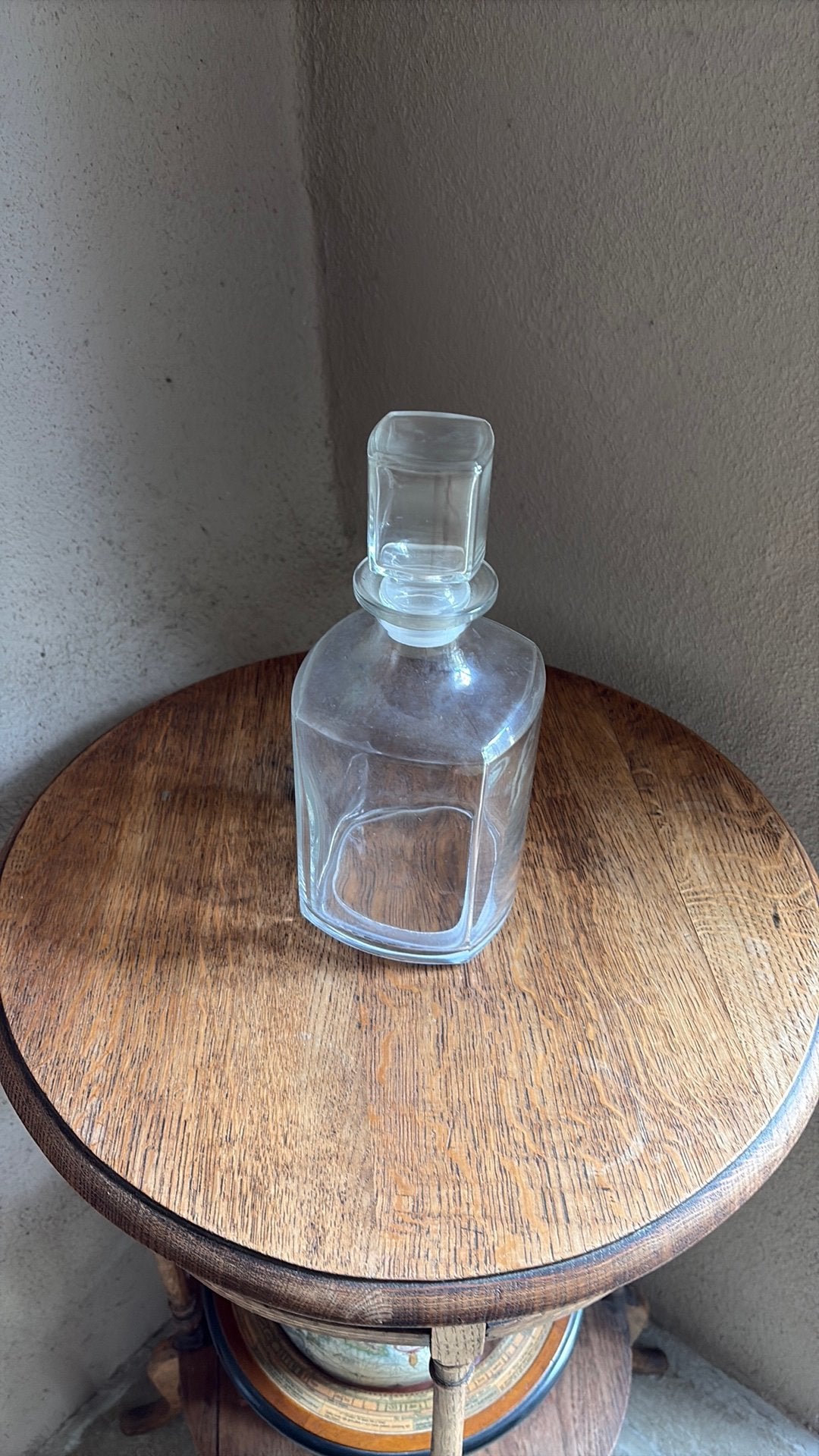 Carafe verre, Enlèvement