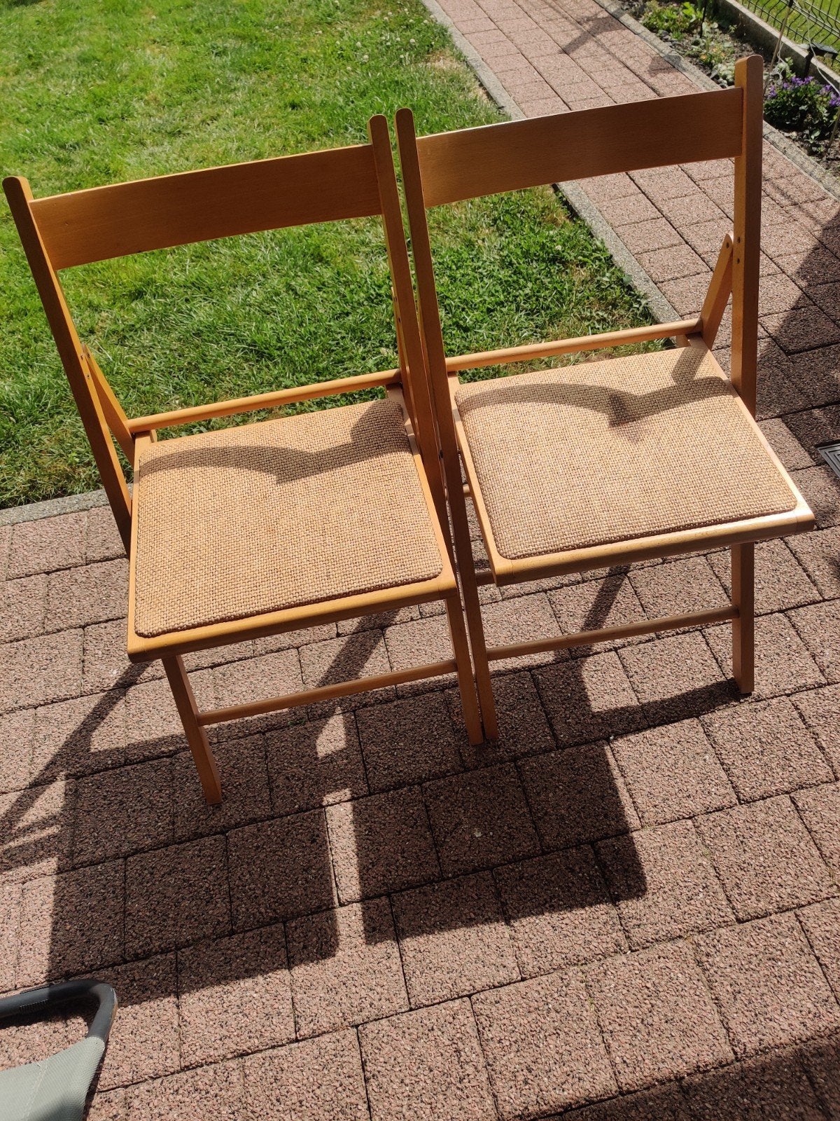 Opvouwbare stoelen., Ophalen