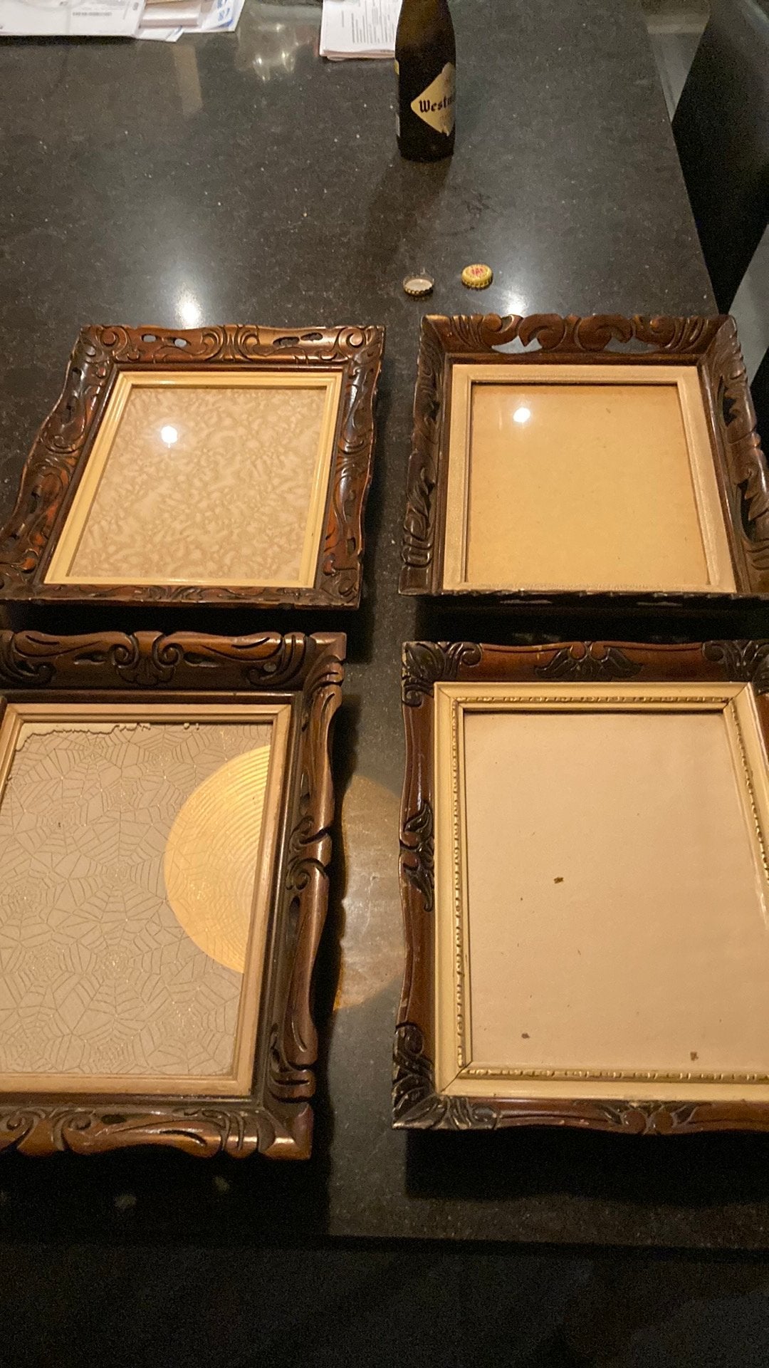 4 oude kadertjes, Ophalen, Zo goed als nieuw