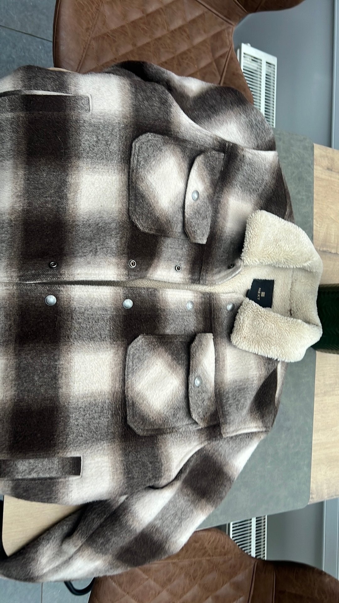 Winterjas, Kleding | Heren, Ophalen, Gedragen, Maat 52/54 (L), Bruin