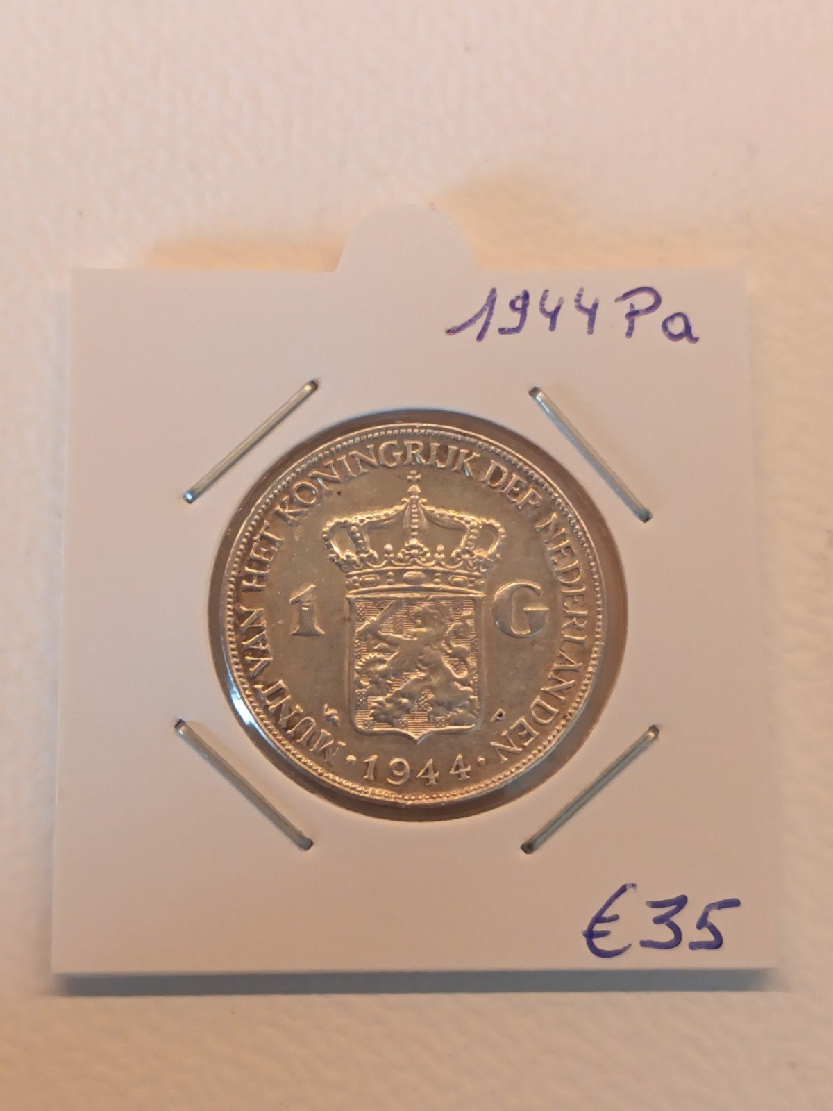 Nederland 1 gulden 1944, Ophalen of Verzenden, 1 gulden