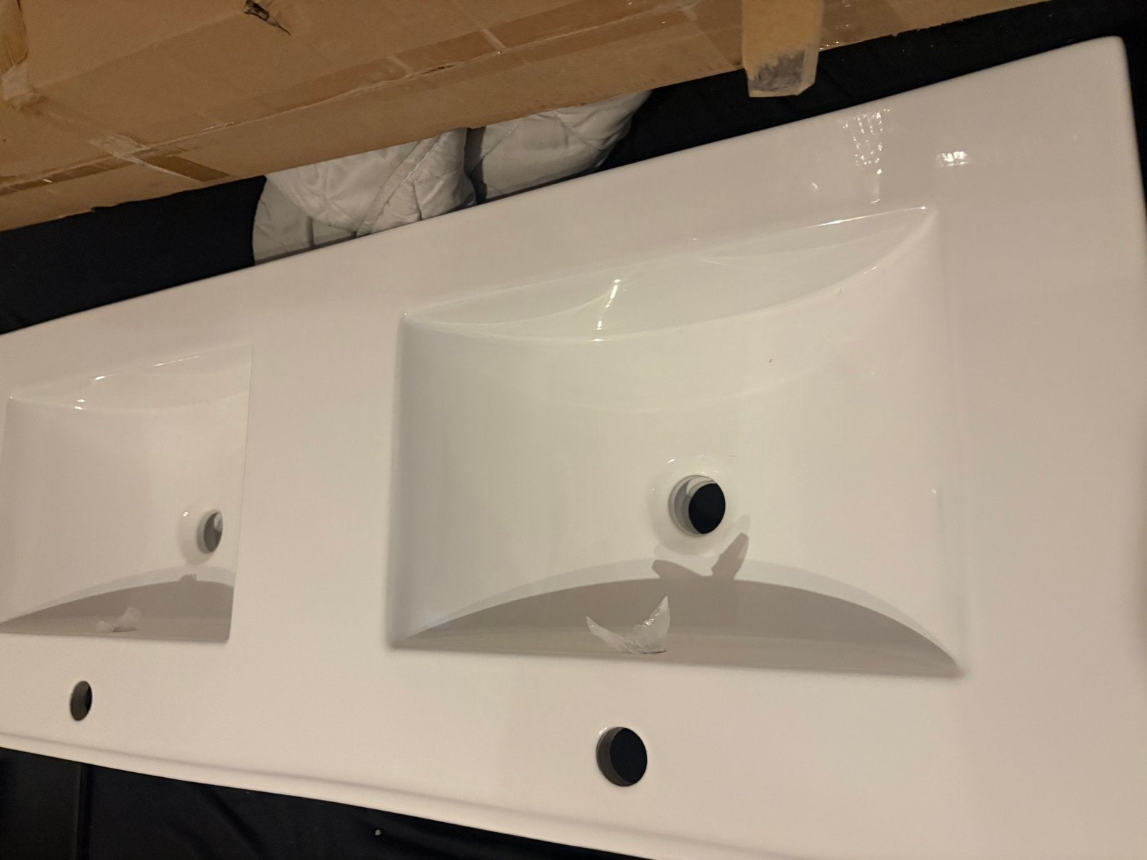 Double vasque + miroir, Enlèvement, Comme neuf