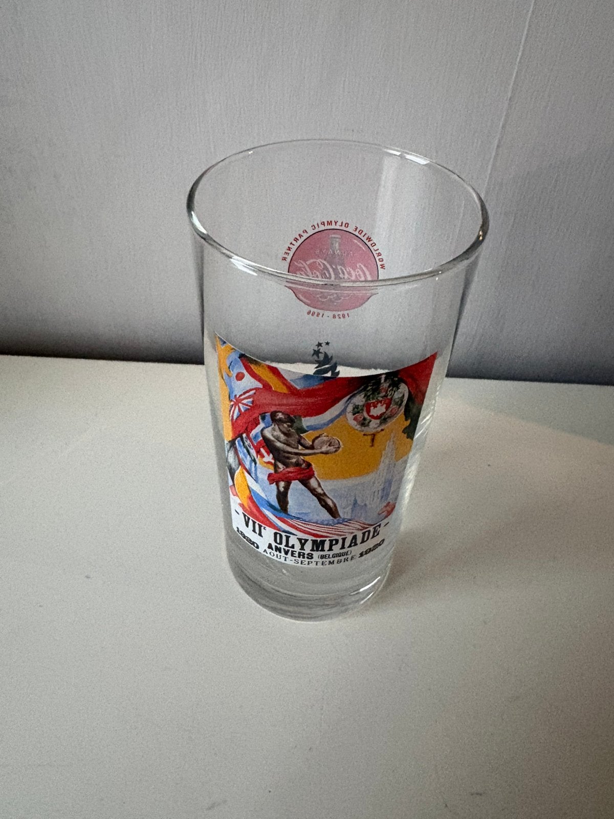 Verre COCA-COLA collector (Atlanta 1996/Anvers 1920), Enlèvement ou Envoi, Comme neuf