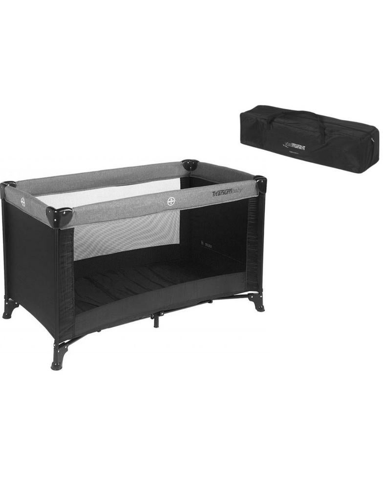 Titanium baby bed 60x120cm, Kinderen en Baby's, Babywiegjes en Ledikanten, Ophalen, Nieuw