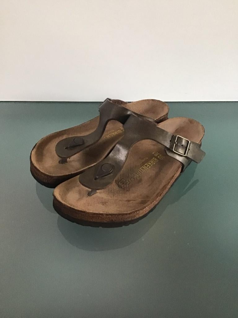Birkenstock Gizeh 39 | slippers bruin | Gratis verzenden, Kleding | Dames, Schoenen, Slippers, Bruin, Verzenden, Zo goed als nieuw