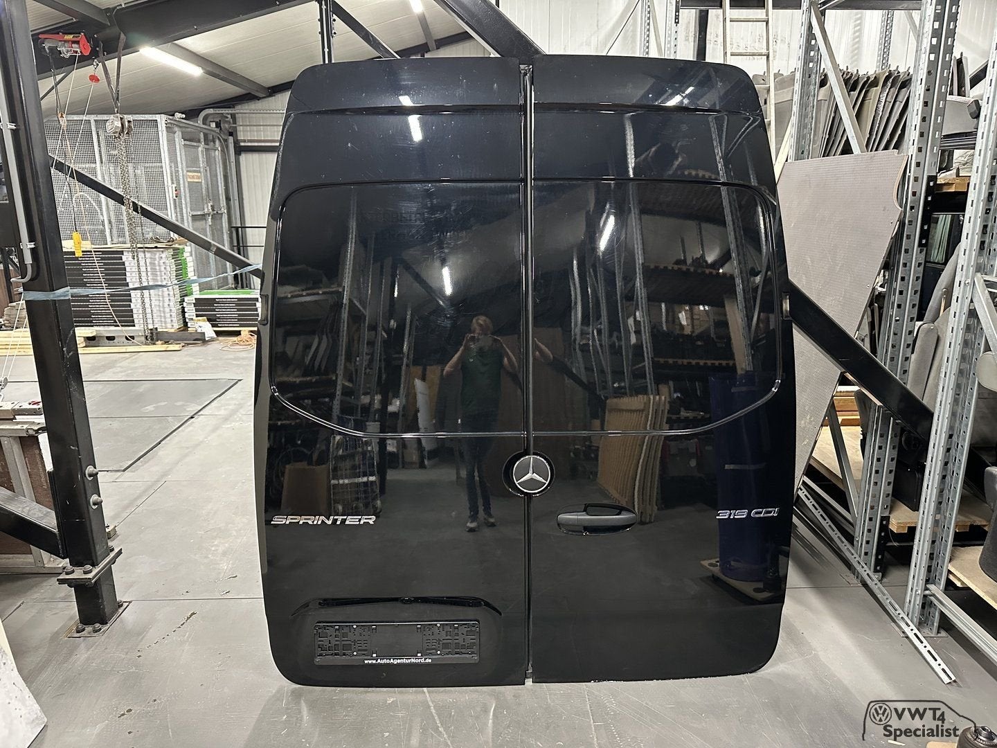 Mercedes Sprinter W907 2019-2024 achterdeuren achterportiere, Arrière, Haillon arrière, Utilisé, -