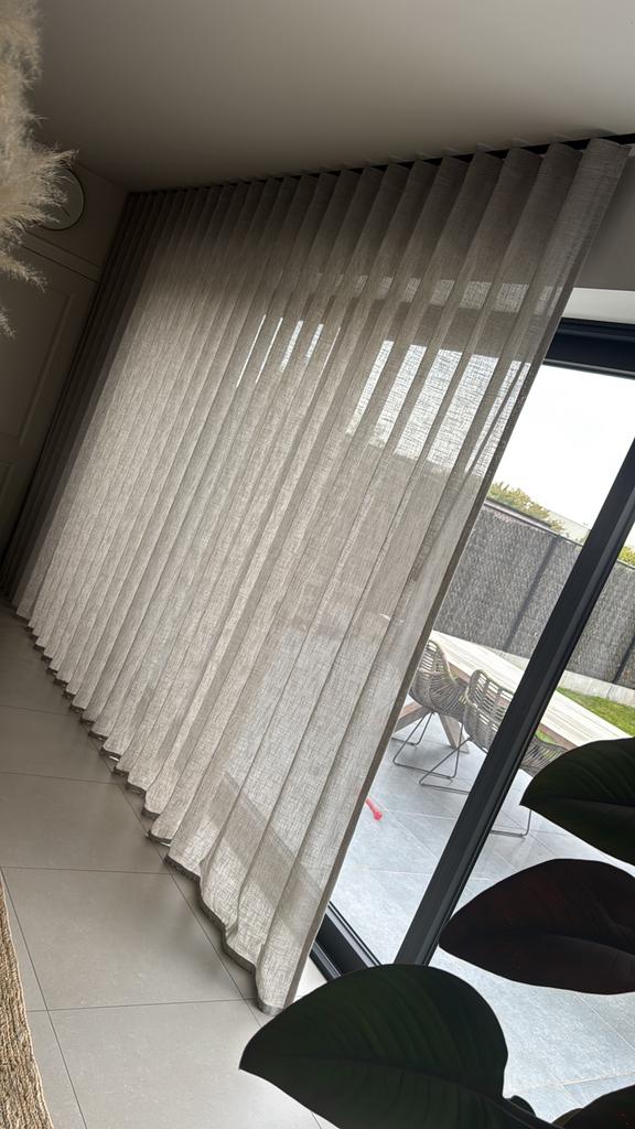 Prachtige gordijnen BELDEKOR, Ophalen, 200 cm of meer, Beige, Zo goed als nieuw