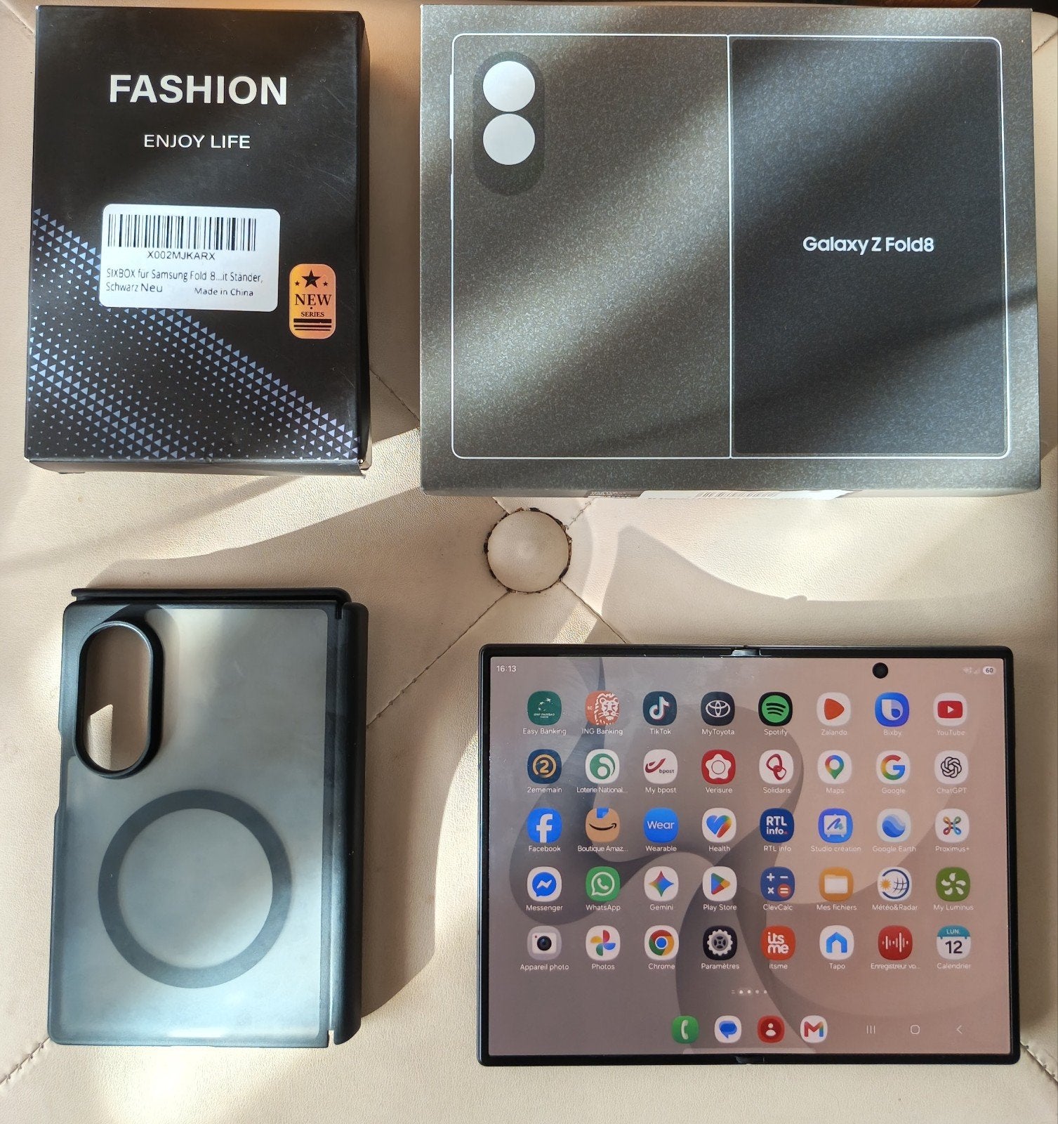 Samsung galaxy zfold 8 12/256, Télécoms, Enlèvement ou Envoi